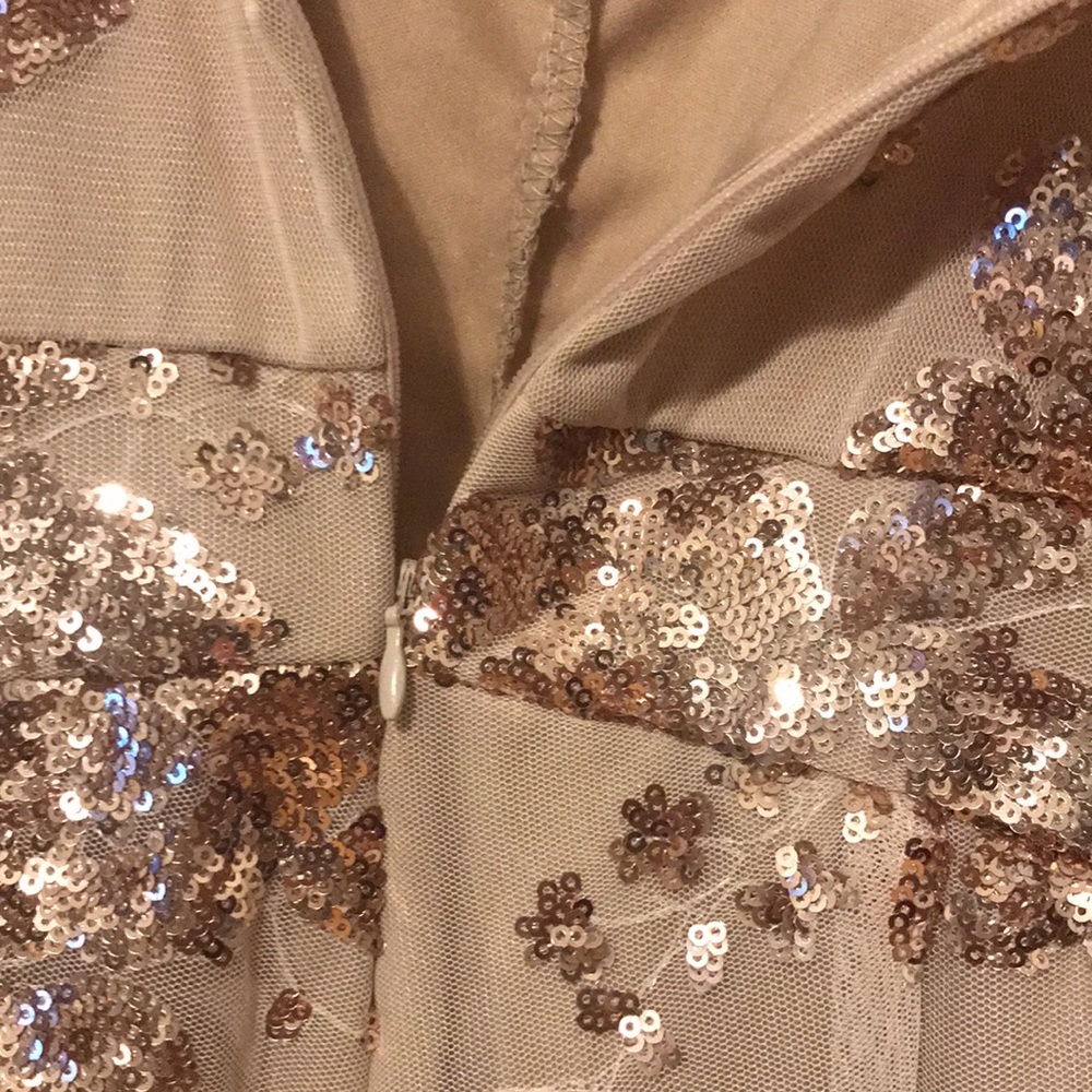 Blshe Sparkly Sequence Size S Classy Romper Color… - image 7